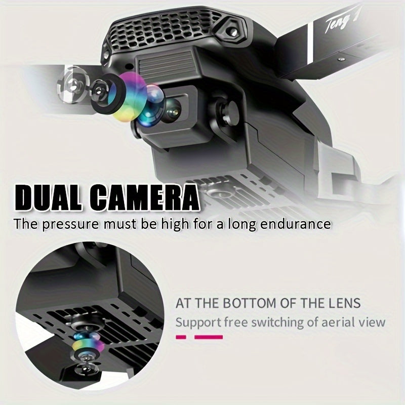 Dual 4k Camera Foldable Drone with App Control