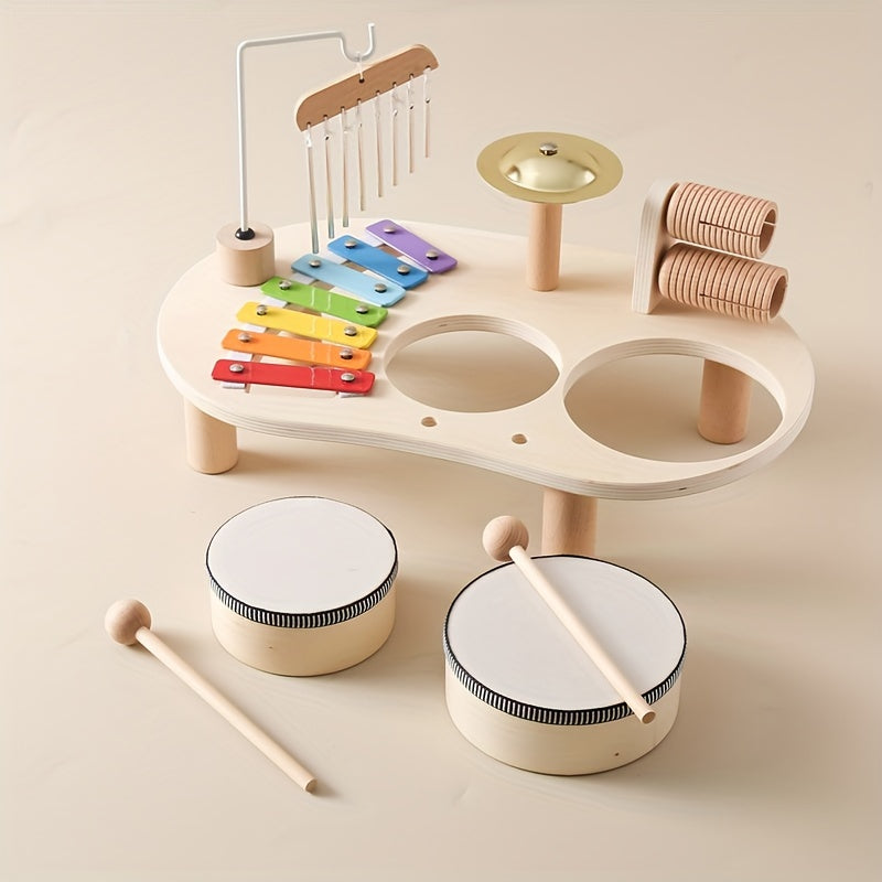 Early Learning Multifunctional Portable Percussion Playset