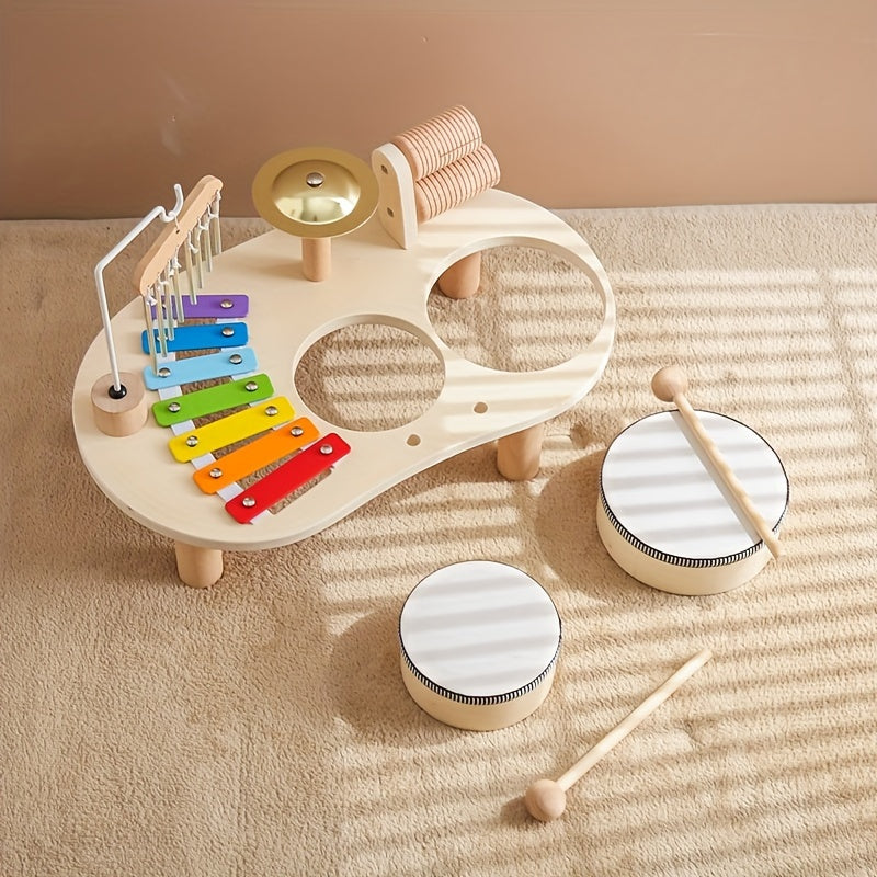 Early Learning Multifunctional Portable Percussion Playset