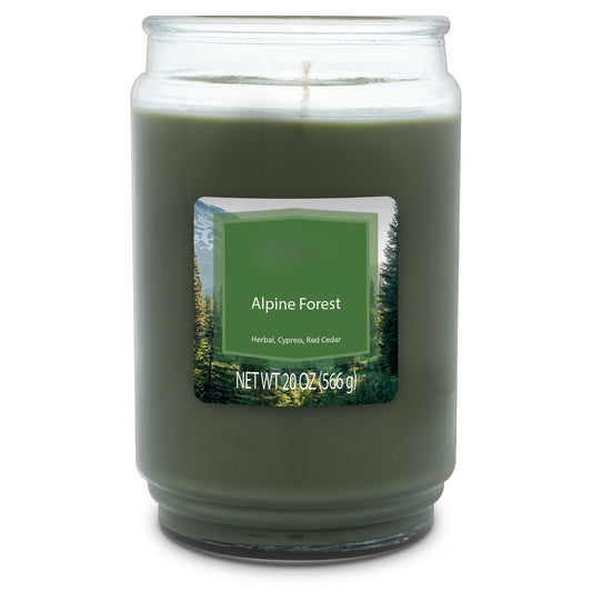 Soothing Alpine Forest Scented Candle, 20 oz