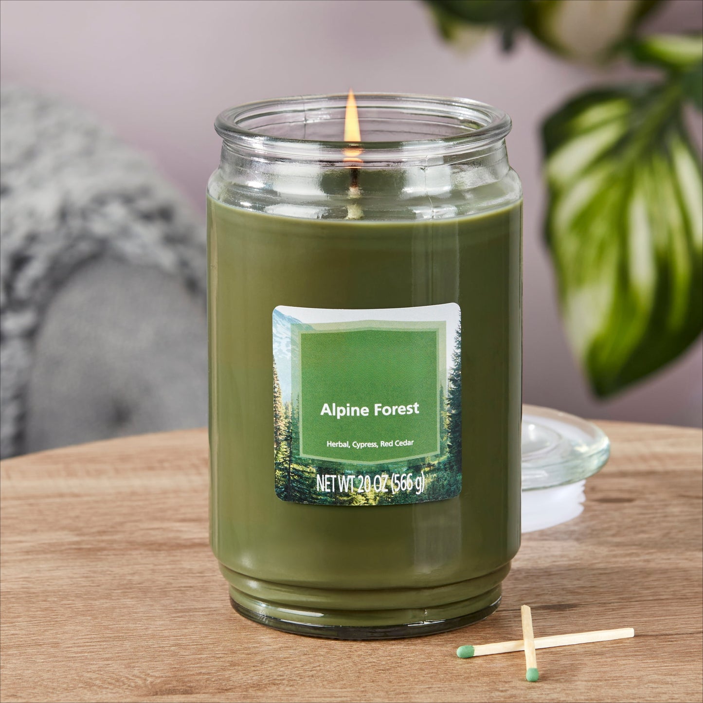 Soothing Alpine Forest Scented Candle, 20 oz