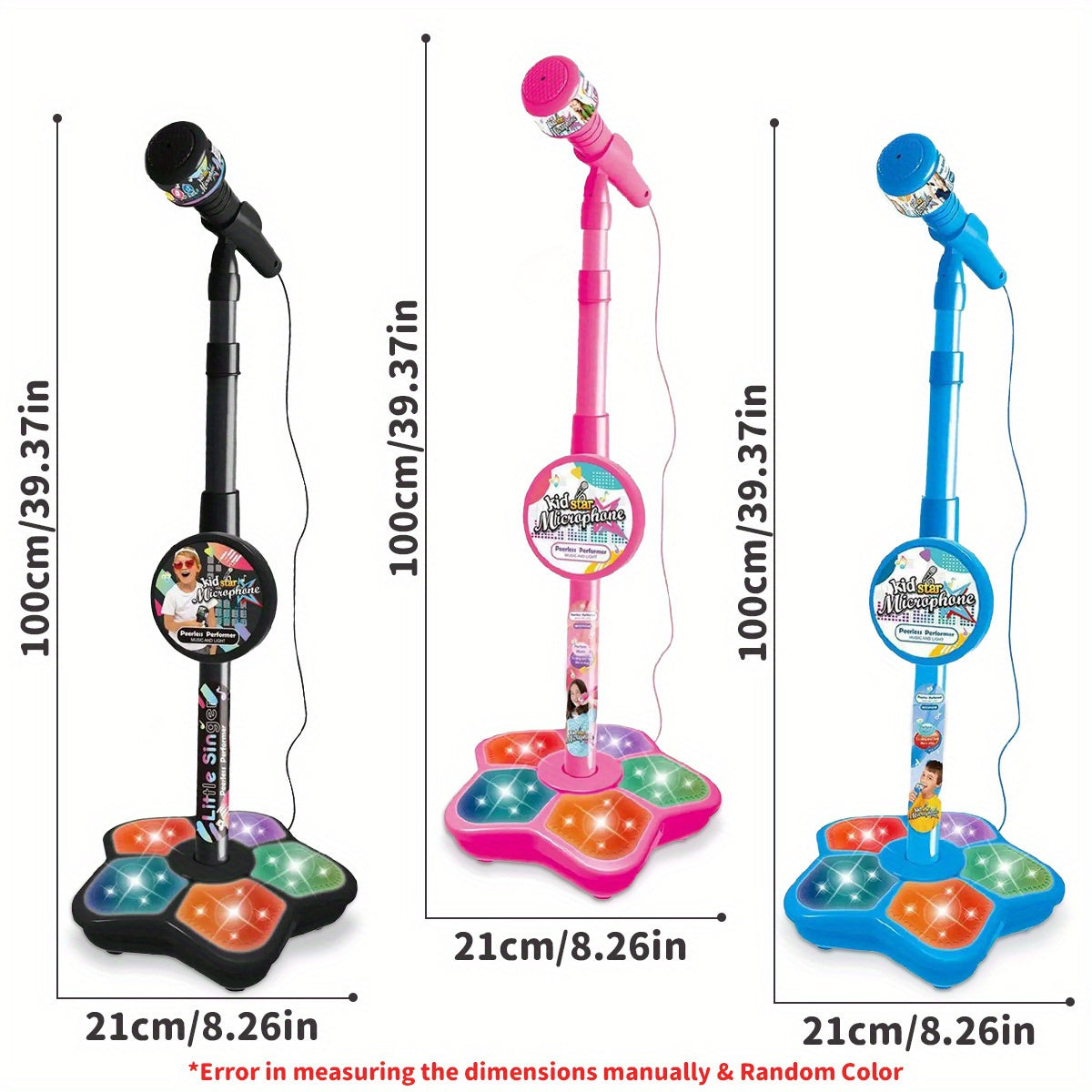 Youngstaz' Stand-Up Karaoke Microphone with Amp - Edutainment Rated