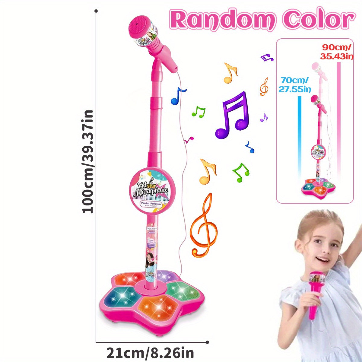 Youngstaz' Stand-Up Karaoke Microphone with Amp - Edutainment Rated