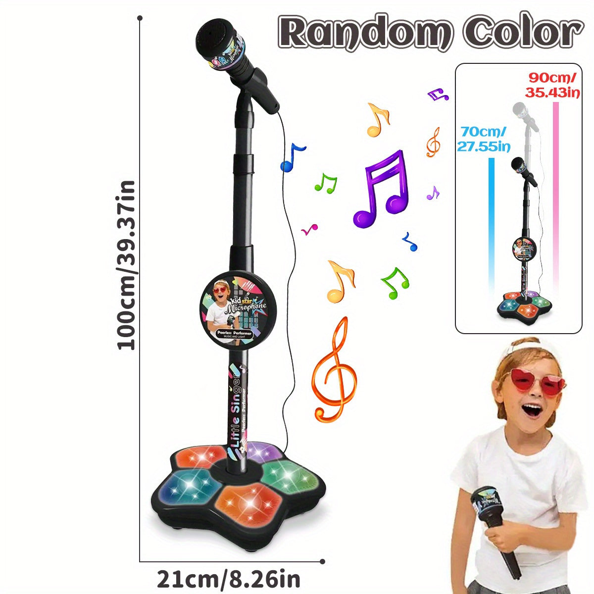 Youngstaz' Stand-Up Karaoke Microphone with Amp - Edutainment Rated