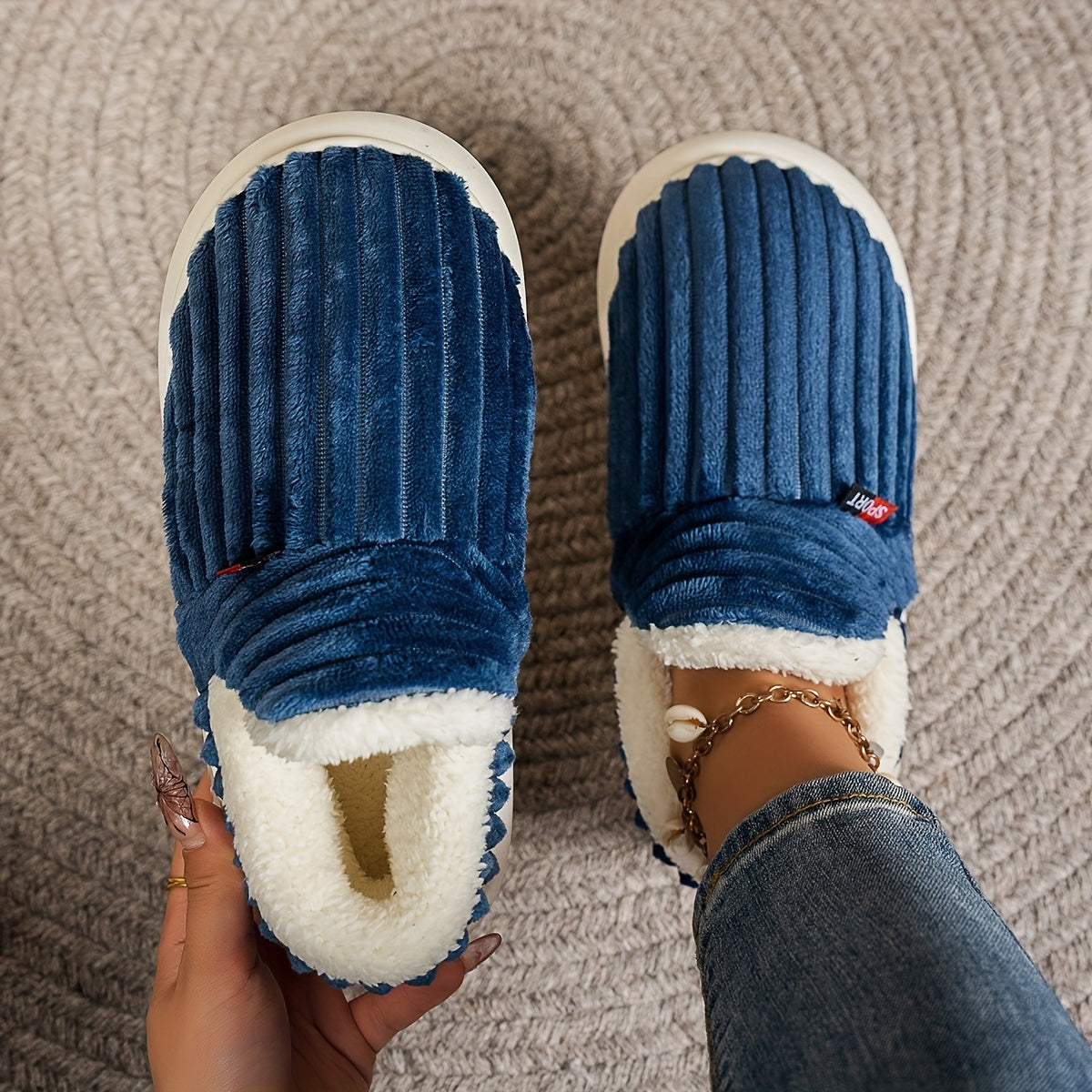 Cozy & Warm Plush Thermal Winter Slippers