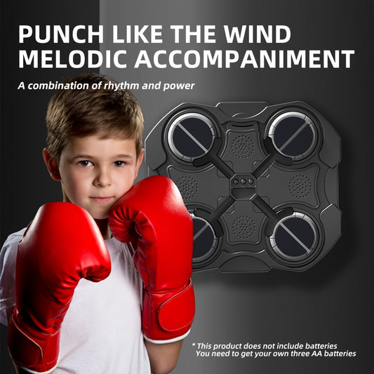 High Energy Interactive Boxing Target Set for Kids with Music & Lights