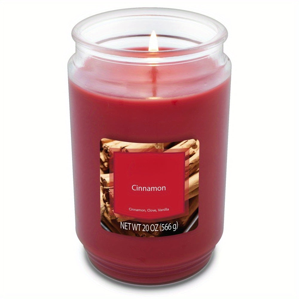 Cinnamon Single Wick Candle, 20 Oz