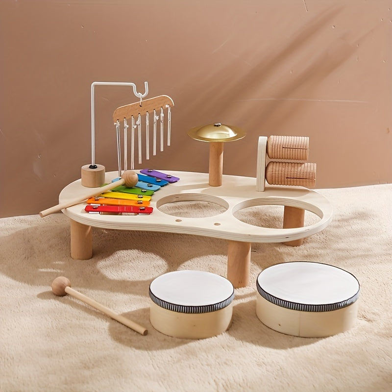 Early Learning Multifunctional Portable Percussion Playset