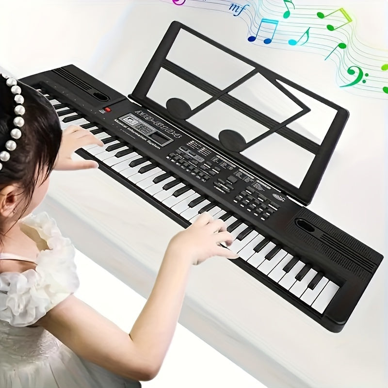 High-Quality Sound 61-Key Electronic Keyboard - Interactive Learning Piano