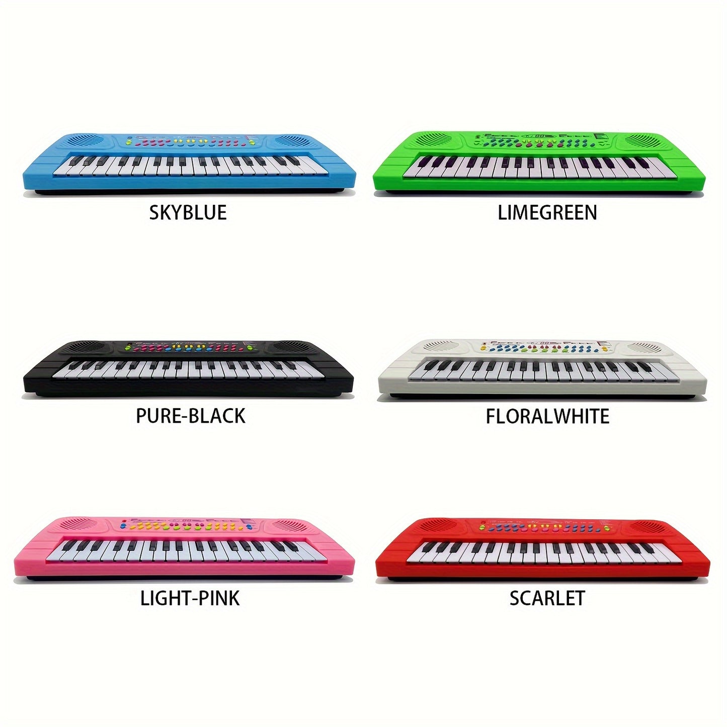 Portable Multifunctional Electronic Piano Keyboard