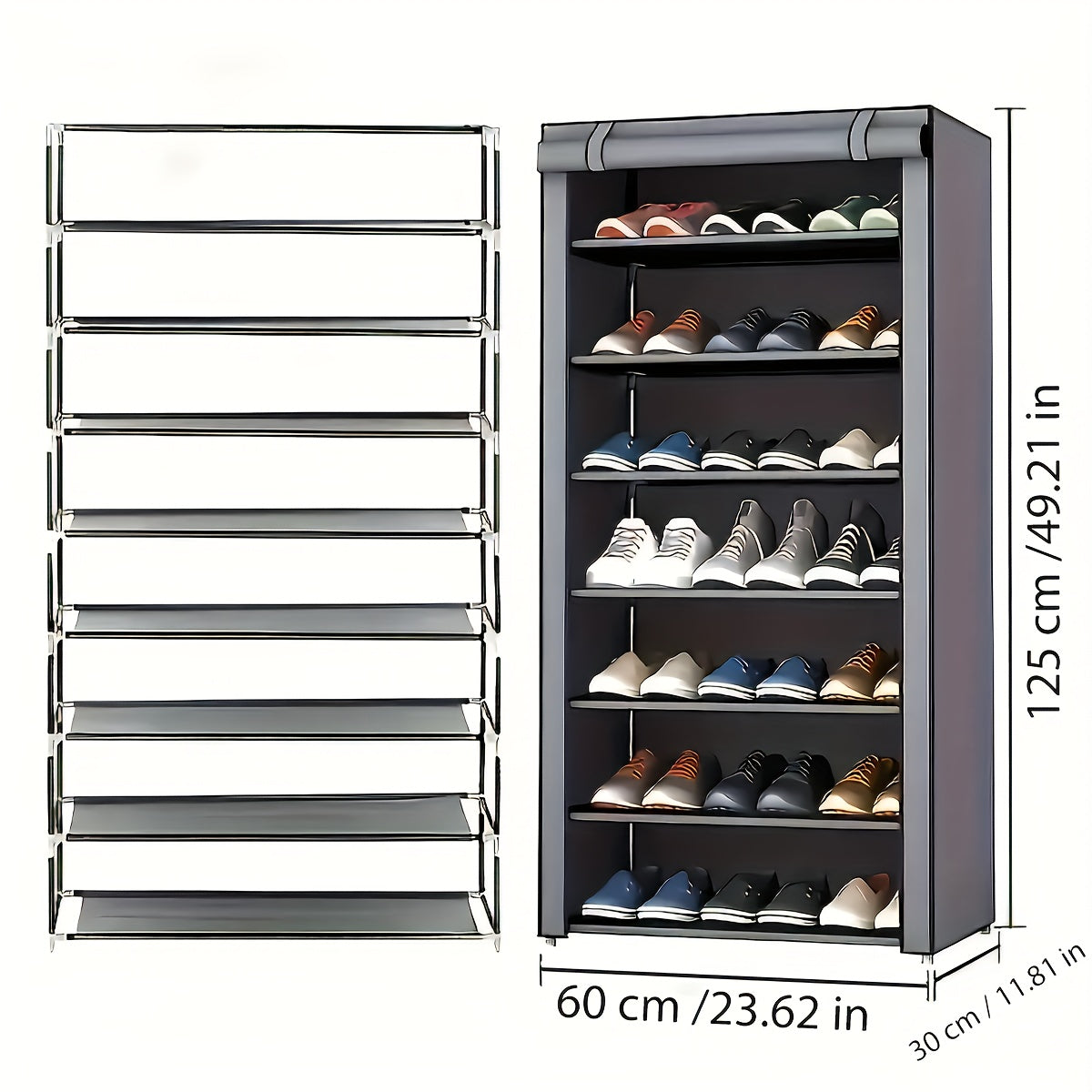 Portable Space-saving Shoe Rack