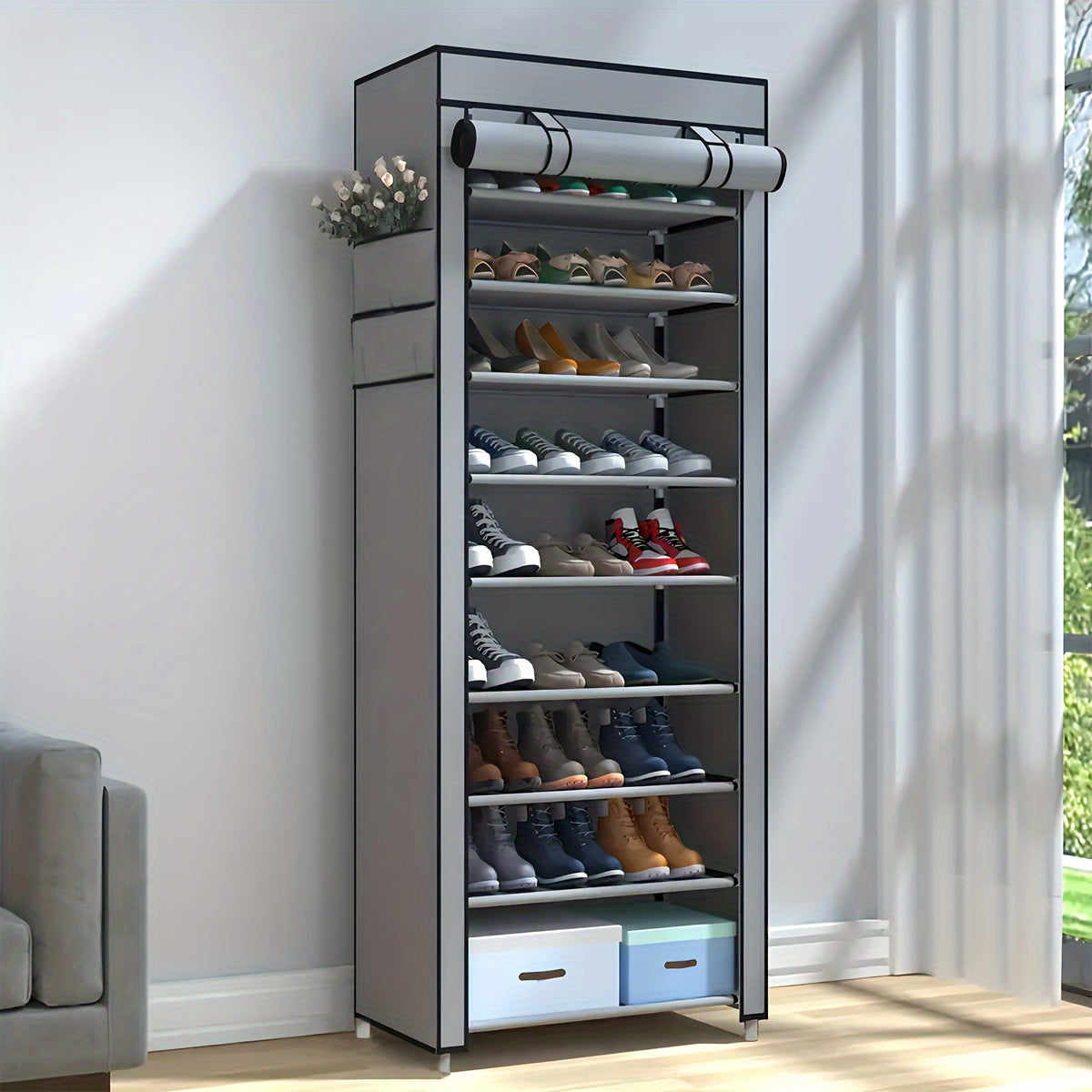 Portable Space-saving Shoe Rack