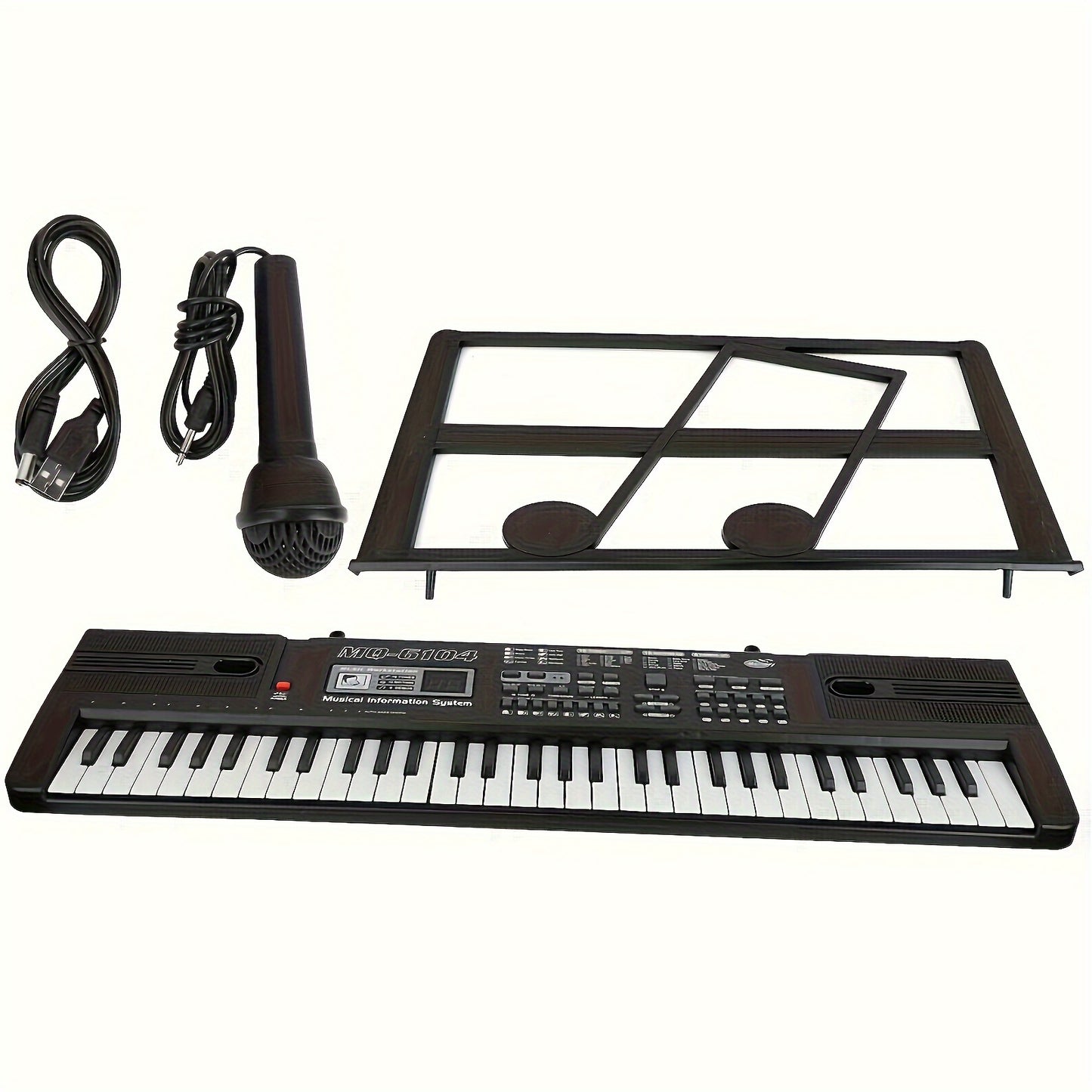 High-Quality Sound 61-Key Electronic Keyboard - Interactive Learning Piano