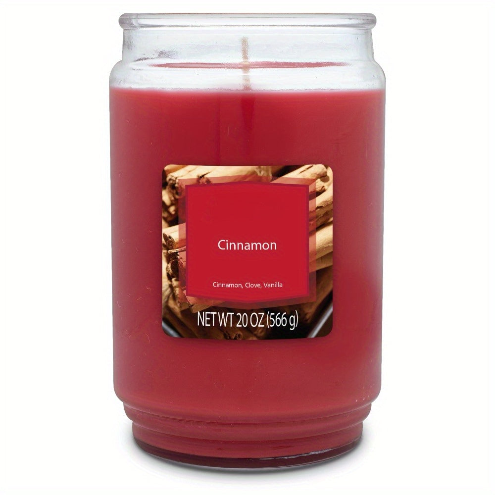 Cinnamon Single Wick Candle, 20 Oz