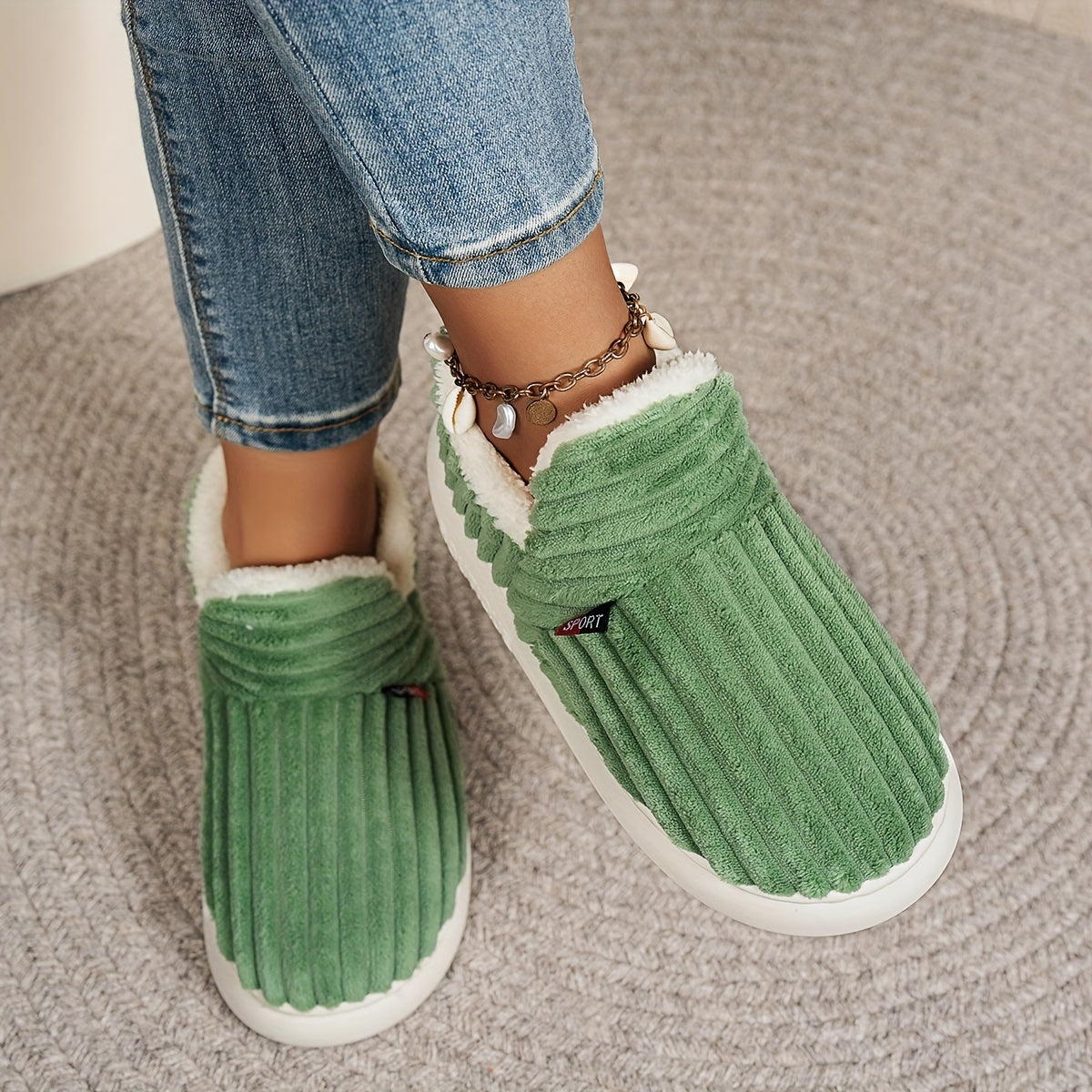 Cozy & Warm Plush Thermal Winter Slippers