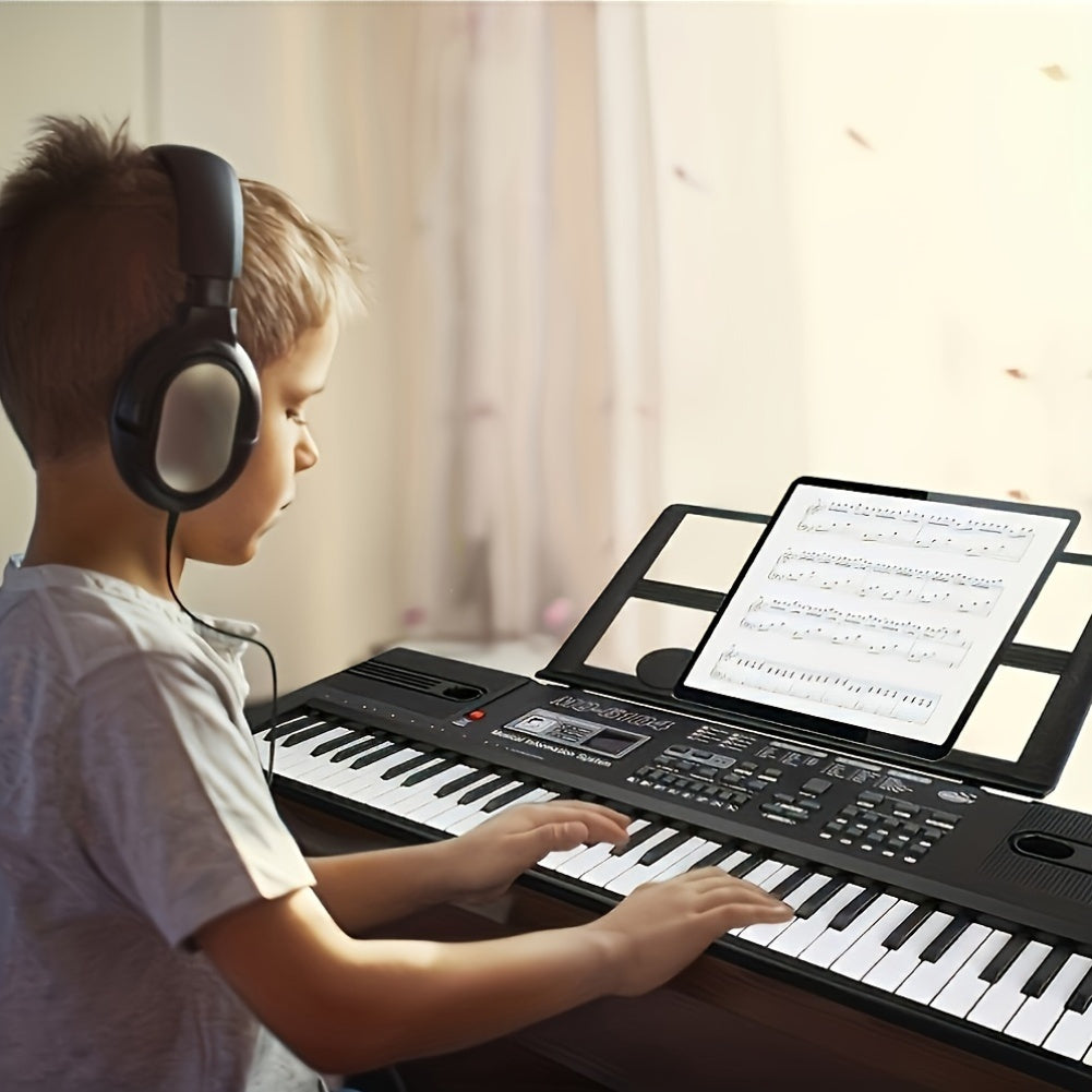 High-Quality Sound 61-Key Electronic Keyboard - Interactive Learning Piano