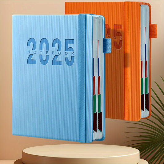 2025 Daily Planner Notebook, 365 Days, One Page A Day Diary, For Efficient Scheduling And Planning