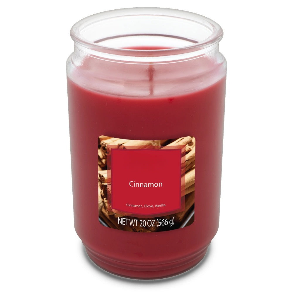 Cinnamon Single Wick Candle, 20 Oz