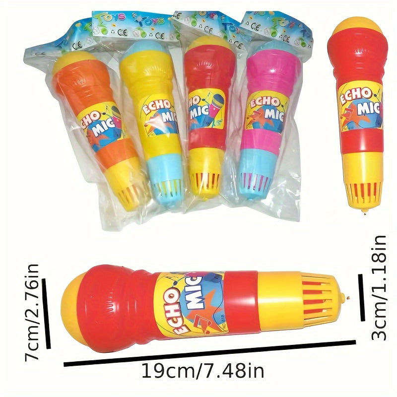 Kids Echo Microphone with Sound Effects - Durable Plastic Singing Toy for Early Education, Creative Music Play Gift for Children, Ideal for Christmas and Birthday Presents