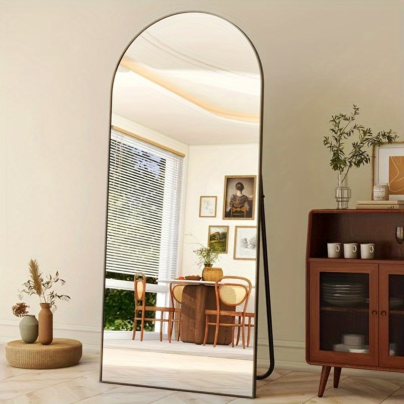 Arched Full Body Mirror with Stand