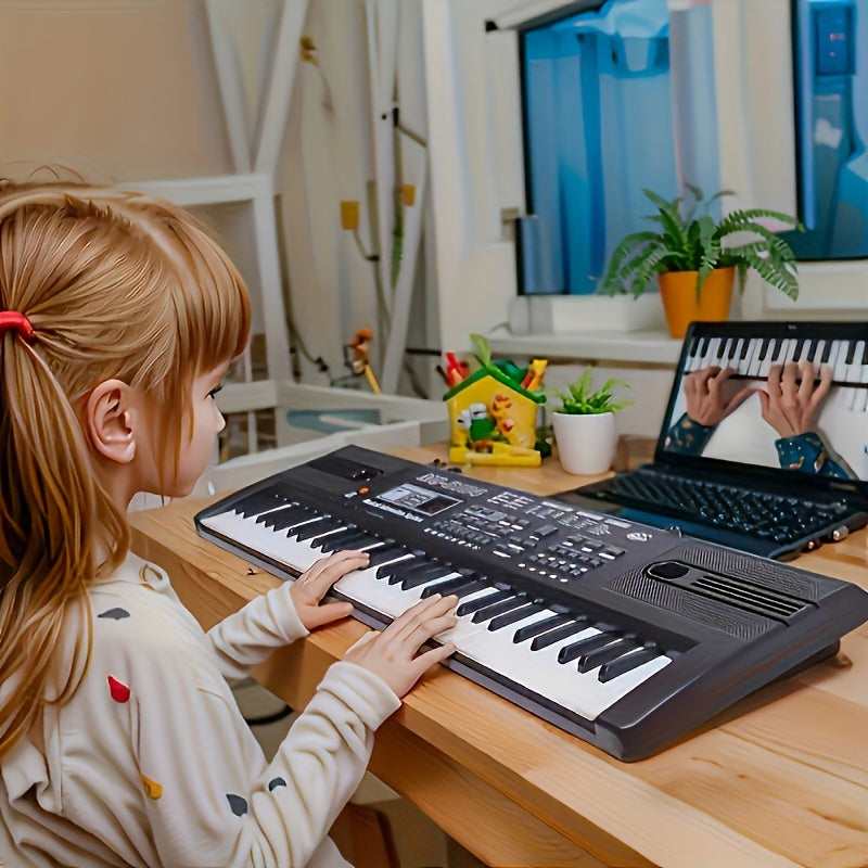 High-Quality Sound 61-Key Electronic Keyboard - Interactive Learning Piano