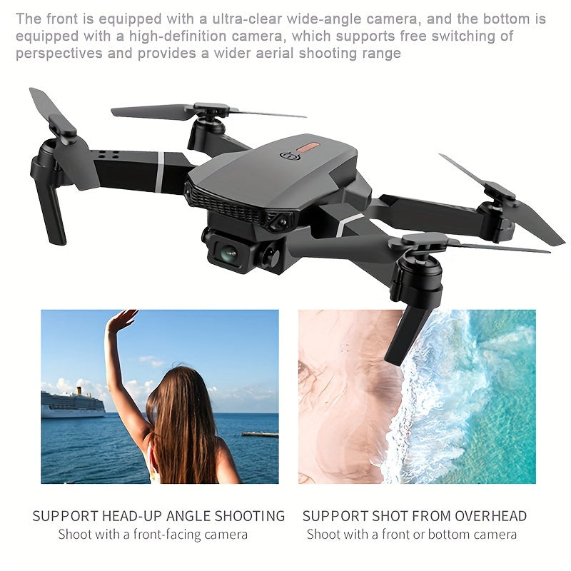 Dual 4k Camera Foldable Drone with App Control