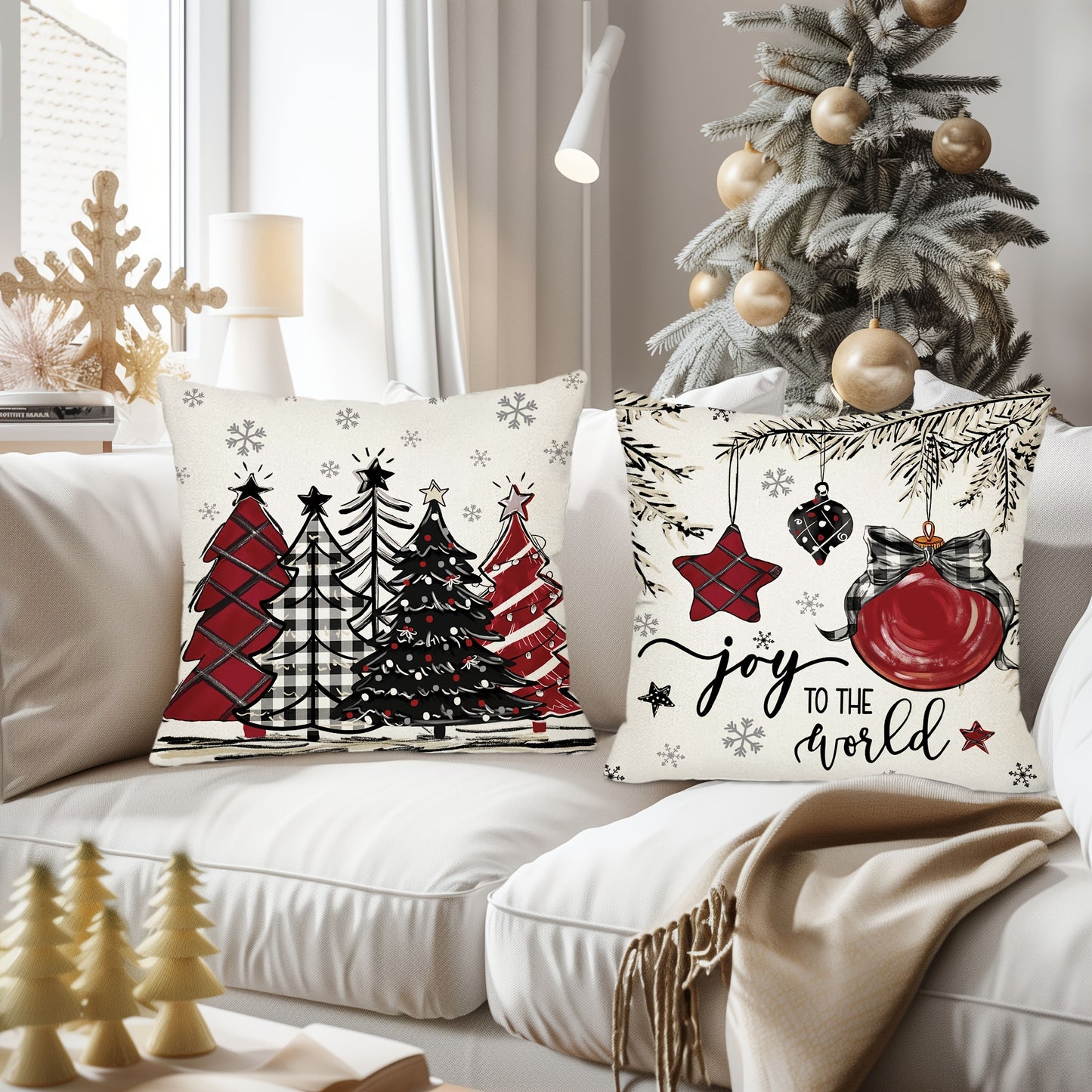 Decorative Home Décor Cushion Covers 4pcs