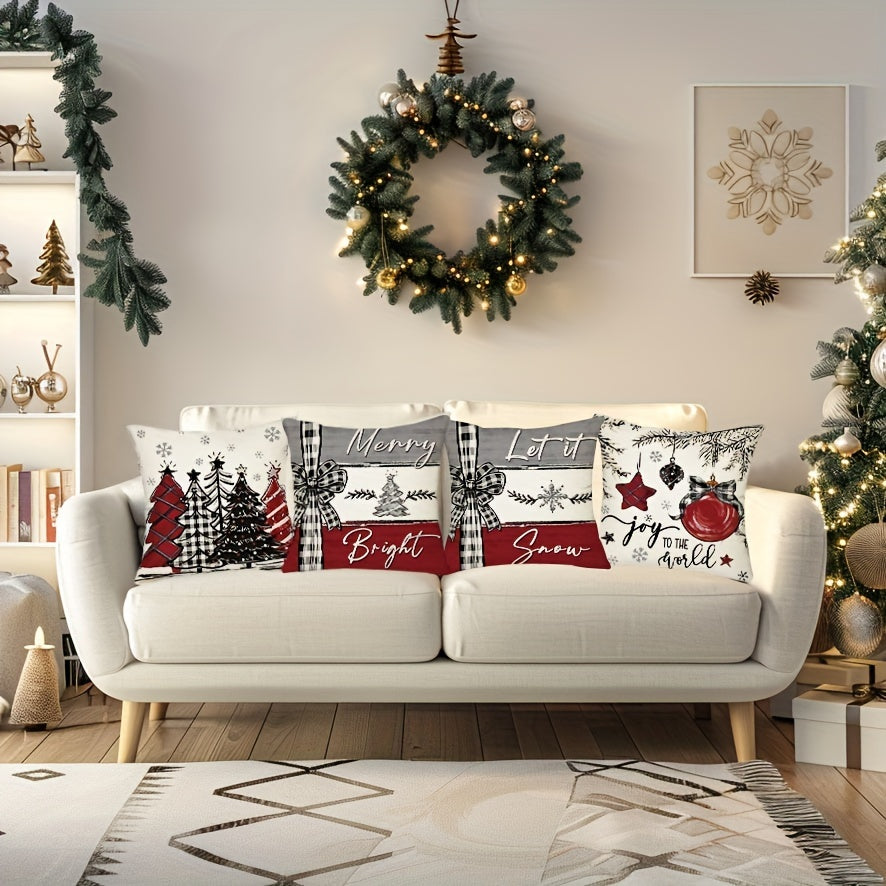 Decorative Home Décor Cushion Covers 4pcs