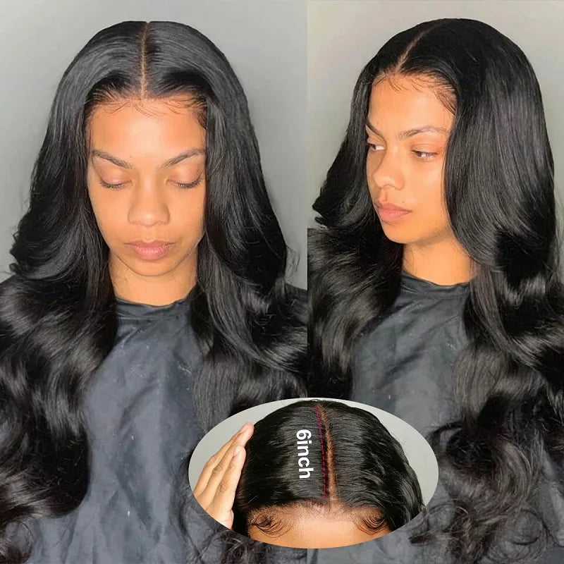 Stunning Remy Brazilian Body Wave HD Lace Front Human Hair Wig Unit 250% Density 13x6 Pre Plucked With Baby Hair