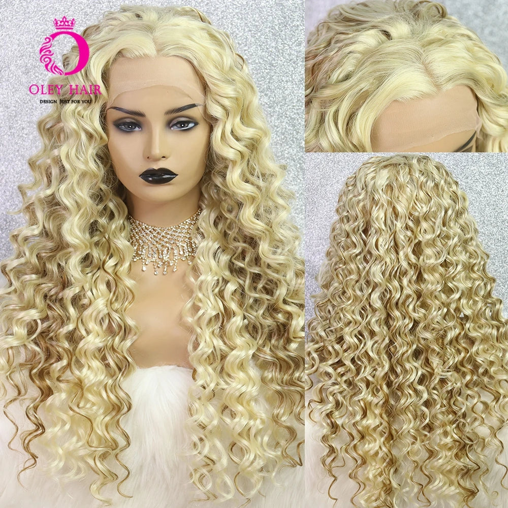 Drag Queen Synthetic Transparent Lace Front Wig Grey Lace Wig Hot Pink Afro Kinky Curly Drag Queen Cosplay Wigs For Black Women