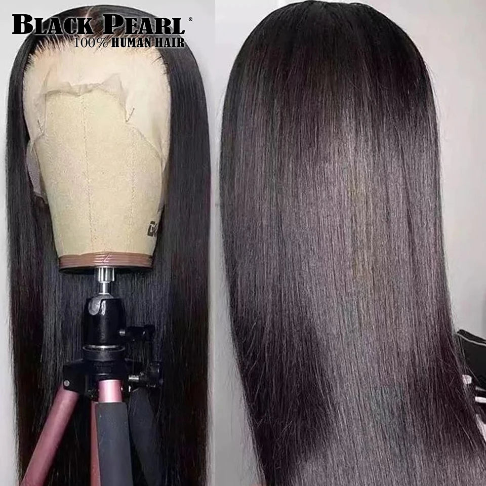 Straight HD Lace Front Wigs Human Hair Wigs For Women Brazzilian Wigs On Sale Transparent T Part Lace Front Human Hair Wigs