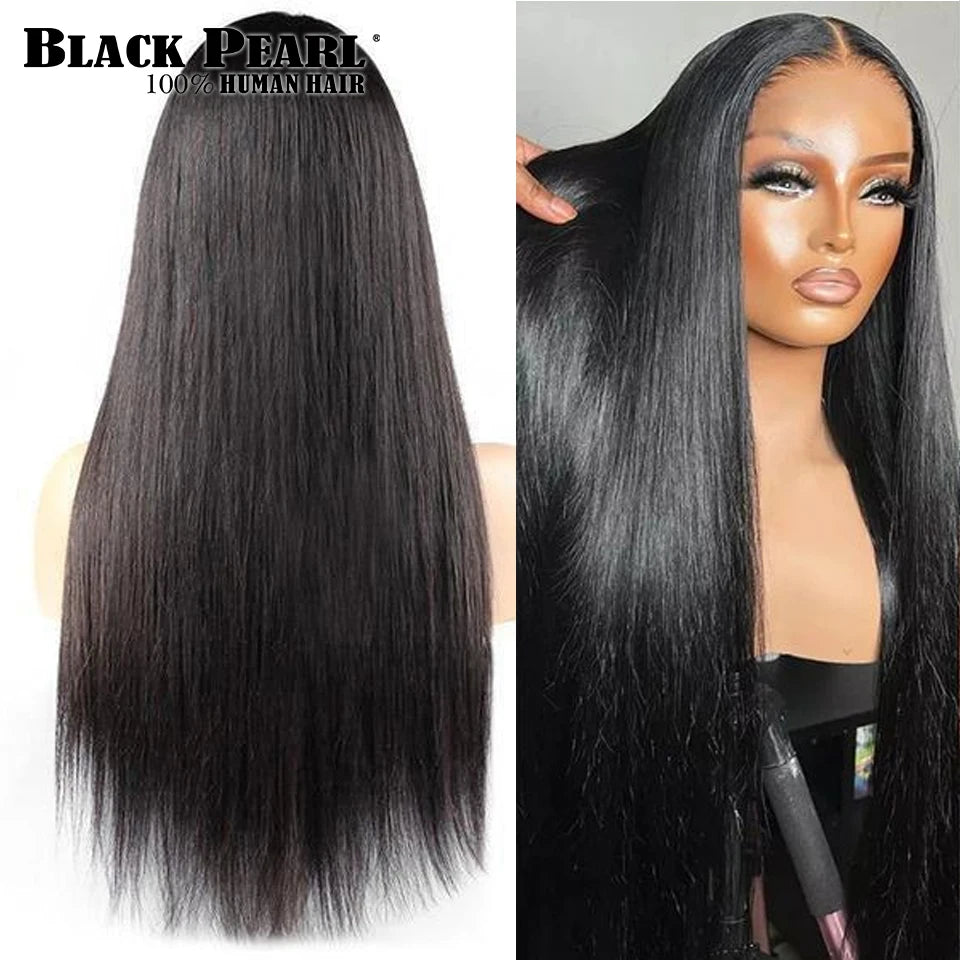 Straight HD Lace Front Wigs Human Hair Wigs For Women Brazzilian Wigs On Sale Transparent T Part Lace Front Human Hair Wigs