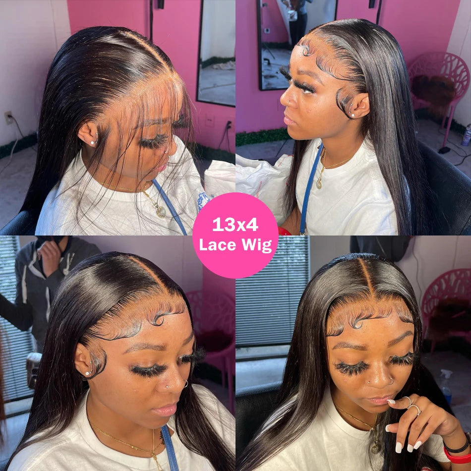 360 Lace Frontal Human Hair Wigs Pre Plucked