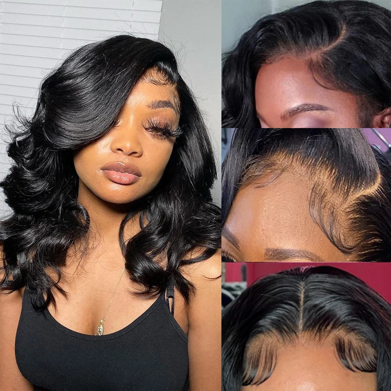 Silk Top Wig Human hair 13x5 Silk Base Lace Front Human Wigs Loose Body Wave Frontal Wig With Baby Hairs Natural Hairline