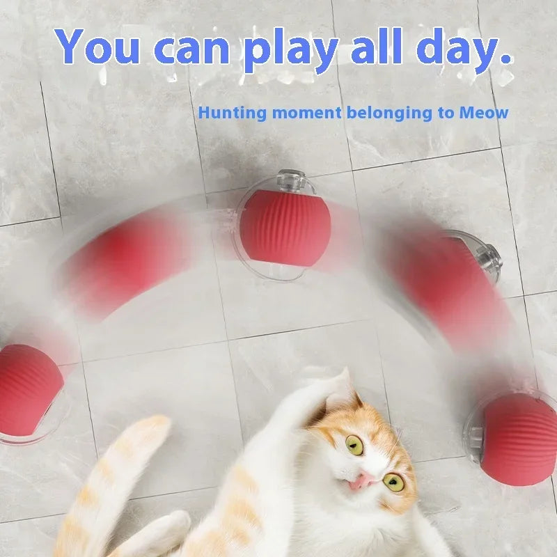 Interactive Cat Rolling Ball - Electric USB Rechargeable