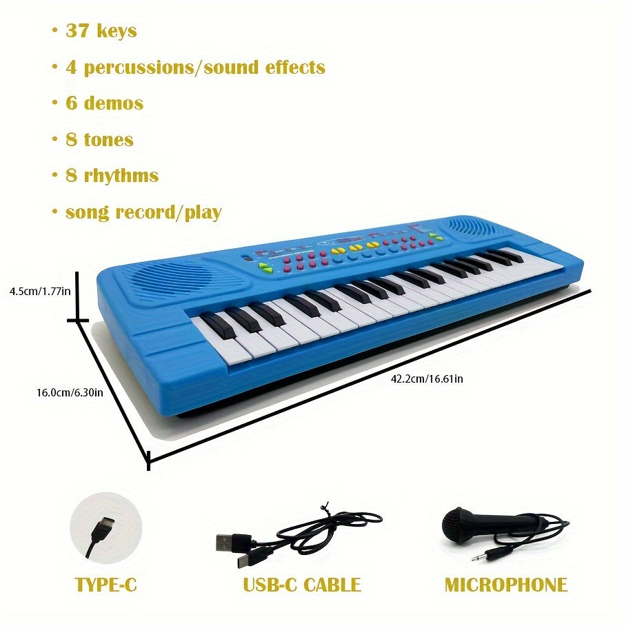 Portable Multifunctional Electronic Piano Keyboard