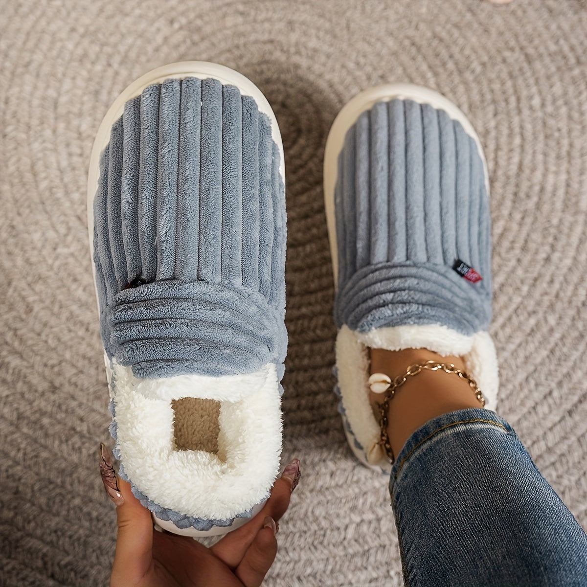 Cozy & Warm Plush Thermal Winter Slippers