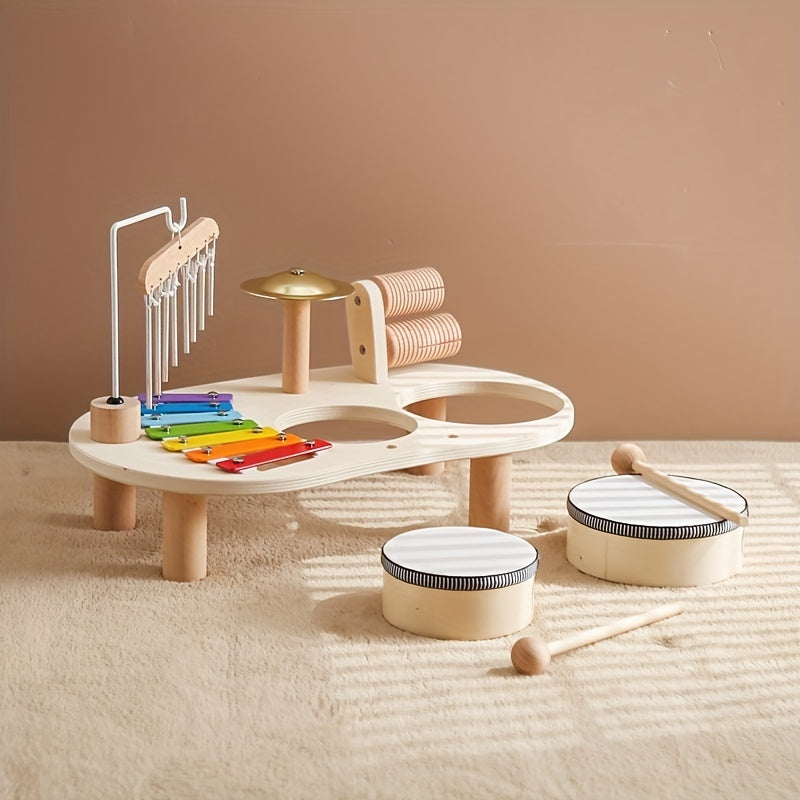 Early Learning Multifunctional Portable Percussion Playset