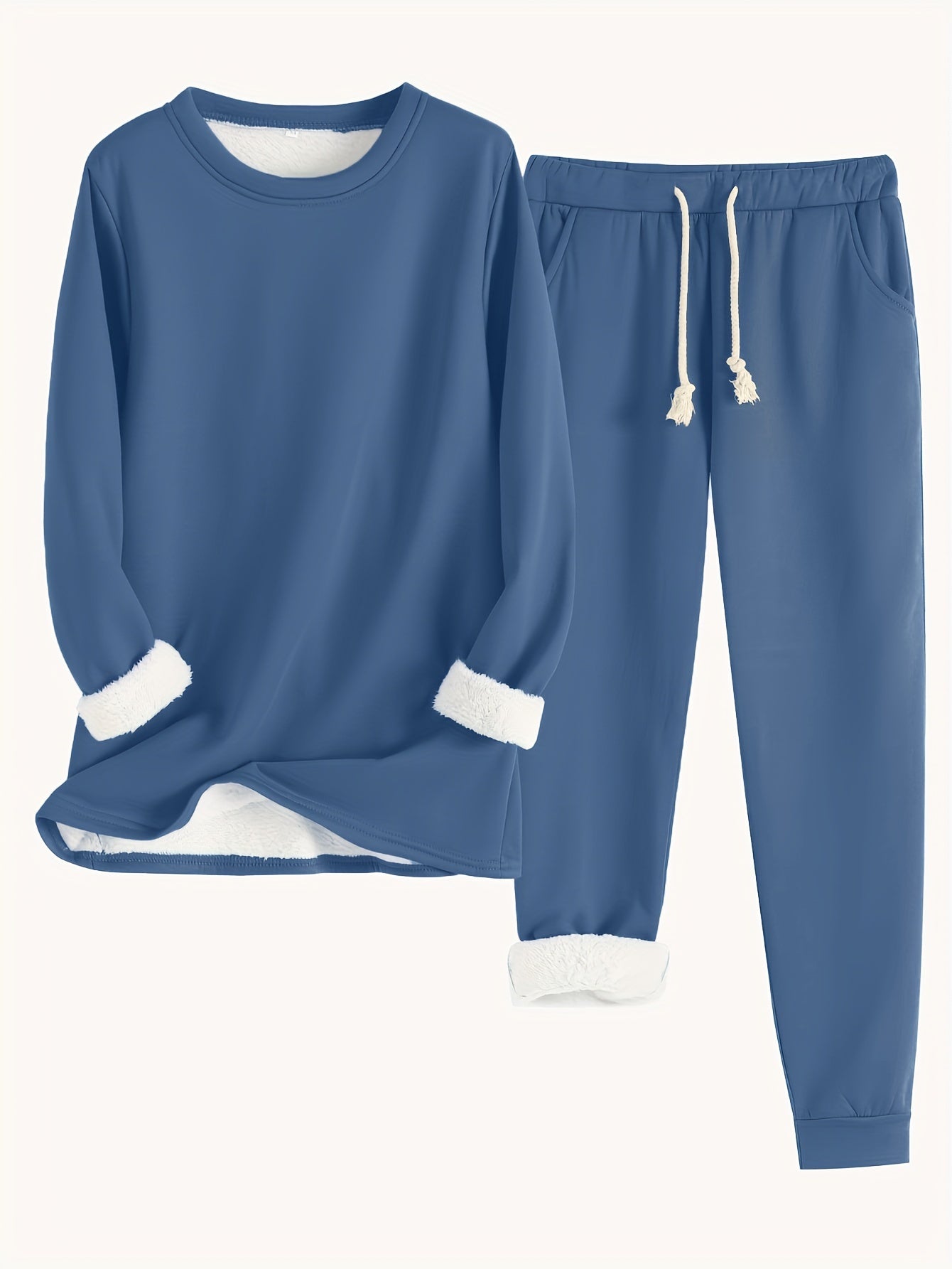 Thermal Drawstring Lounge Set