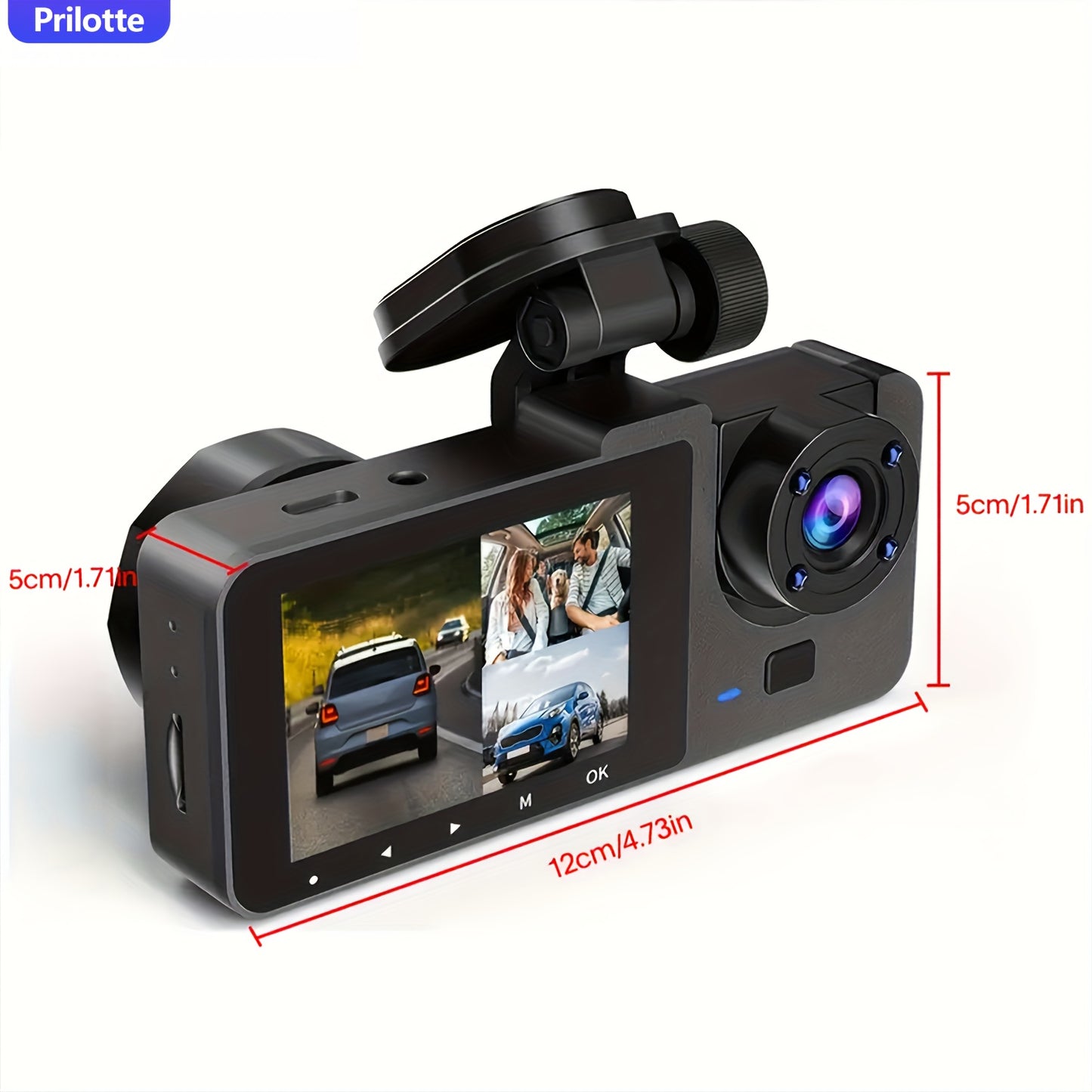 4K UHD Dash Camera for Cars with 32GB SD Card - Enhanced Night Vision