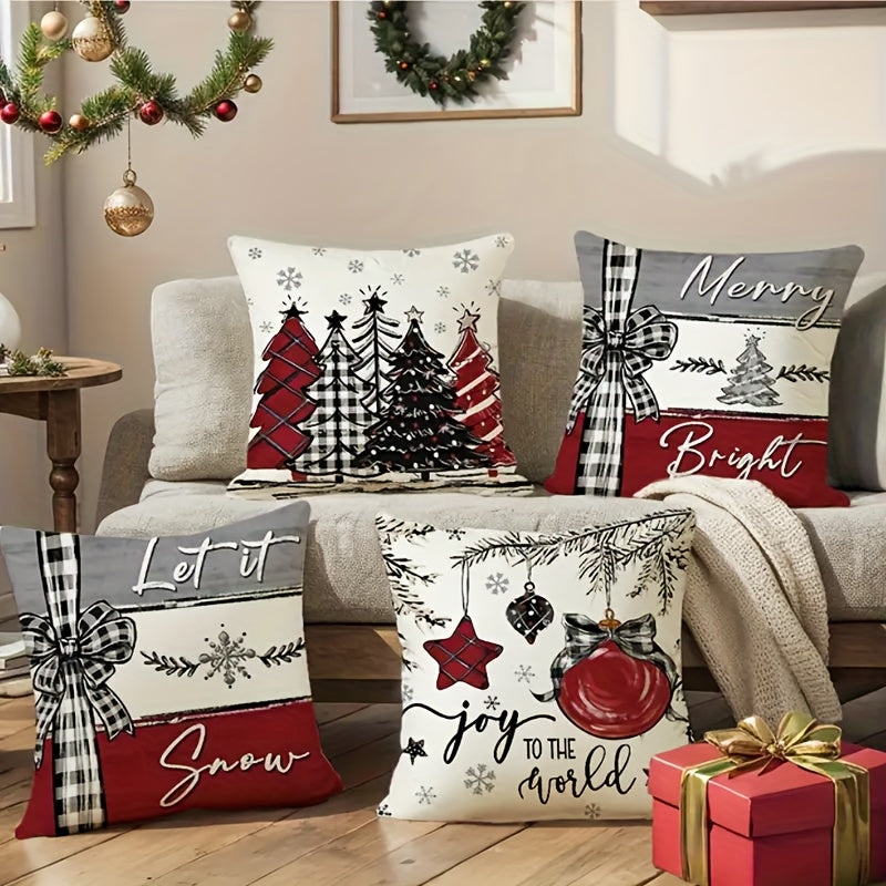 Decorative Home Décor Cushion Covers 4pcs