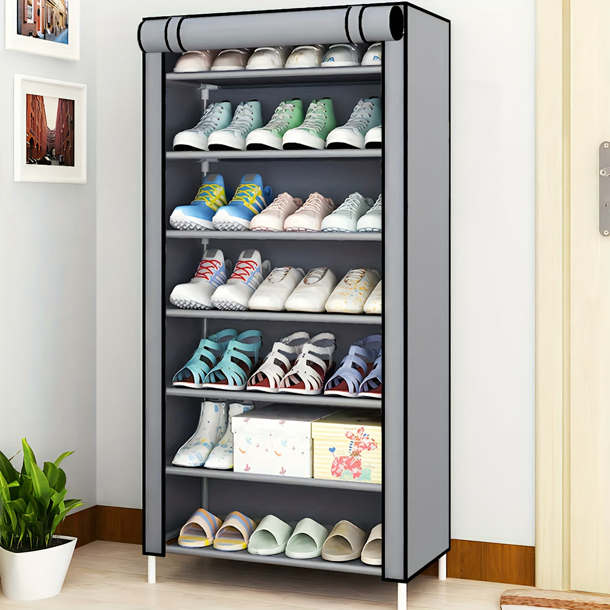 Portable Space-saving Shoe Rack