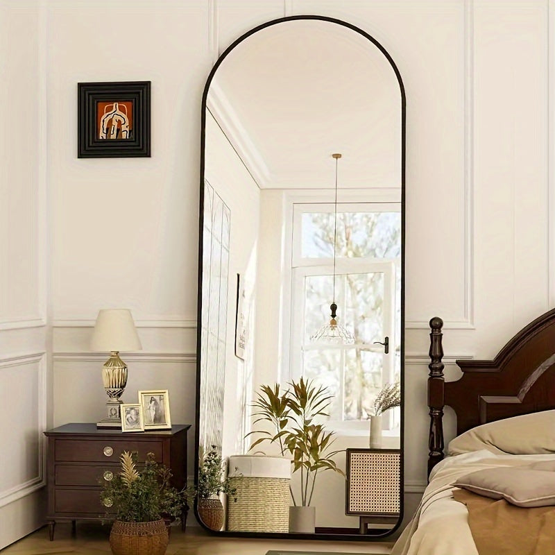 Arched Full Body Mirror with Stand