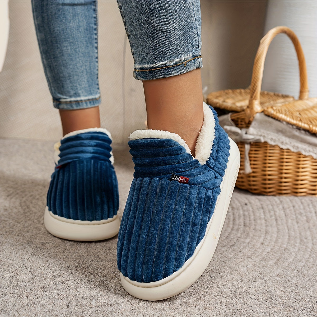 Cozy & Warm Plush Thermal Winter Slippers