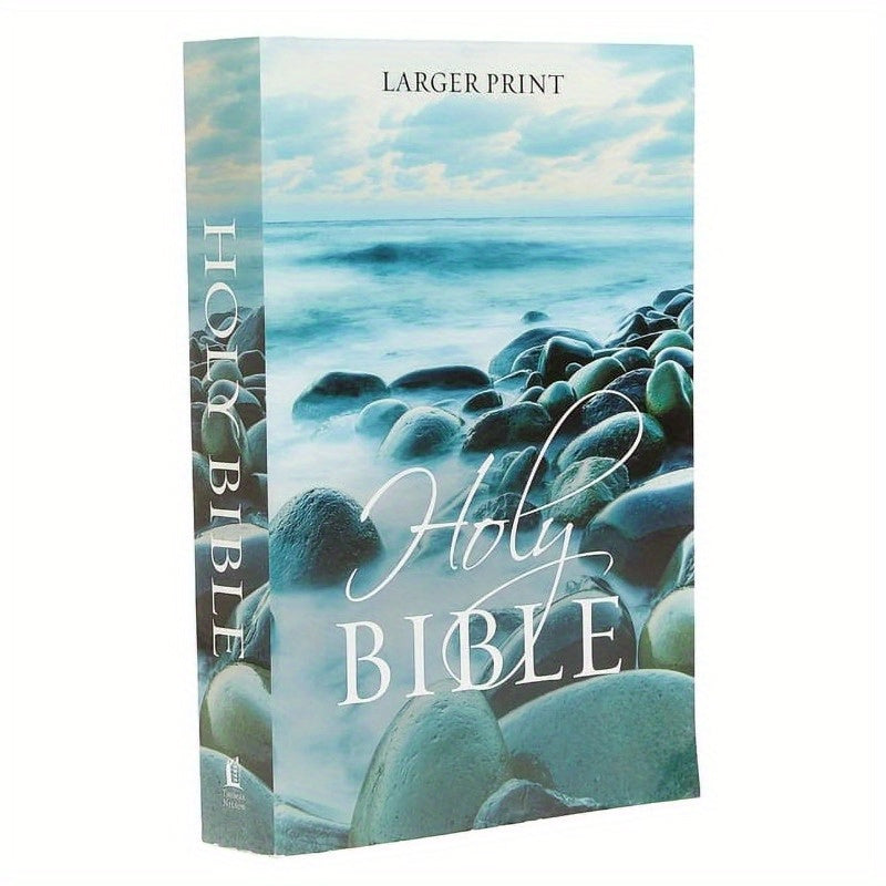 Large Print KJV Bible - Easy-to-Read Comfort Font, Paperback with Study Guide & Reading Plans for Teens