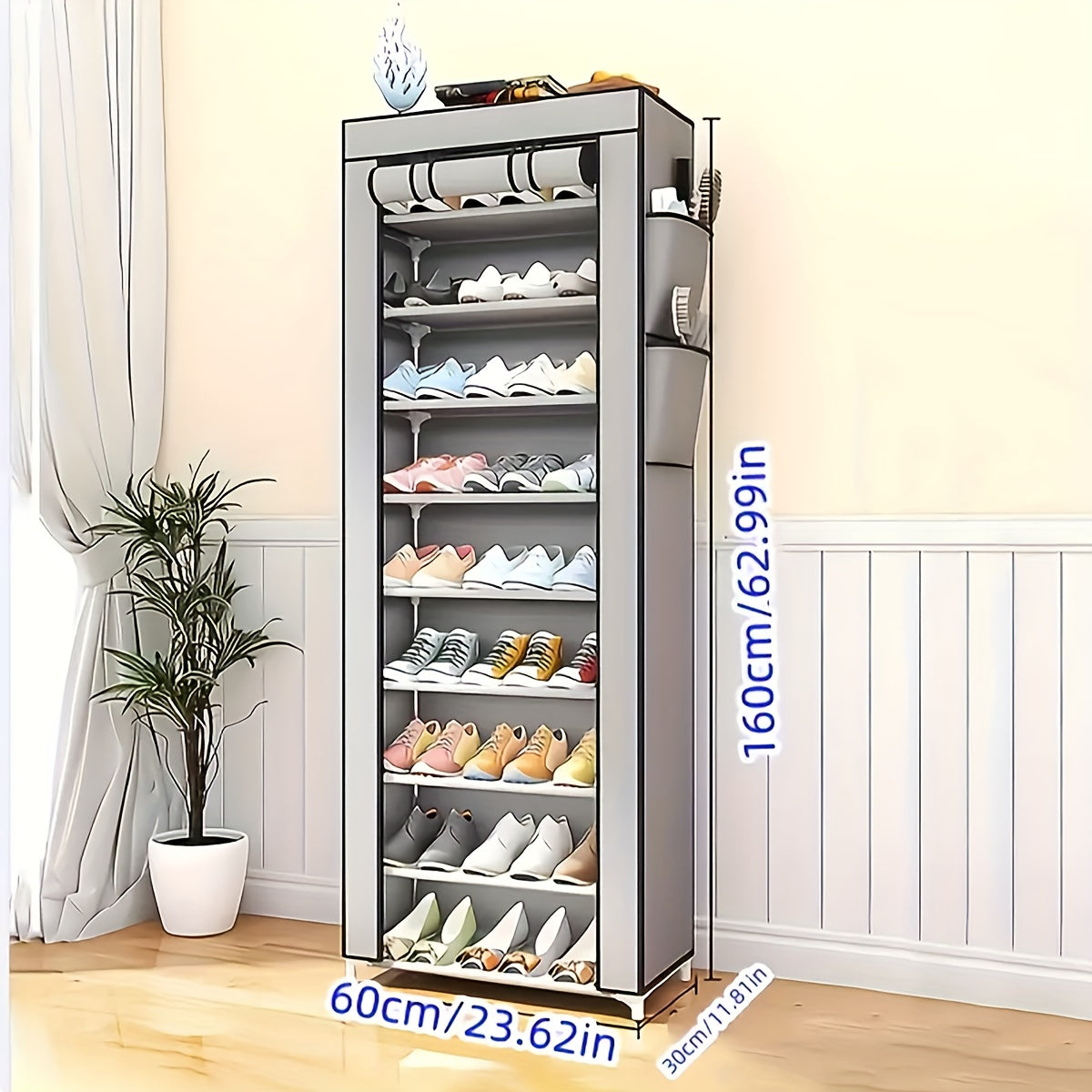 Portable Space-saving Shoe Rack