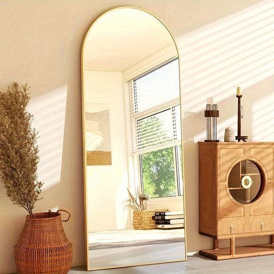 Arched Full Body Mirror with Stand