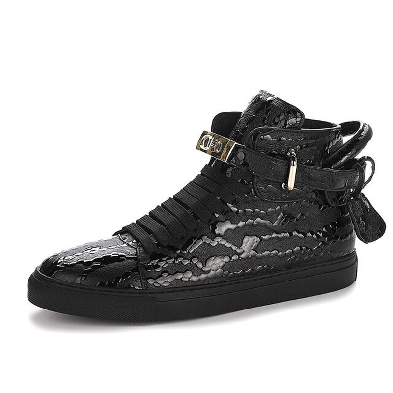 Men's Genuine Lux Leather Sneakers 