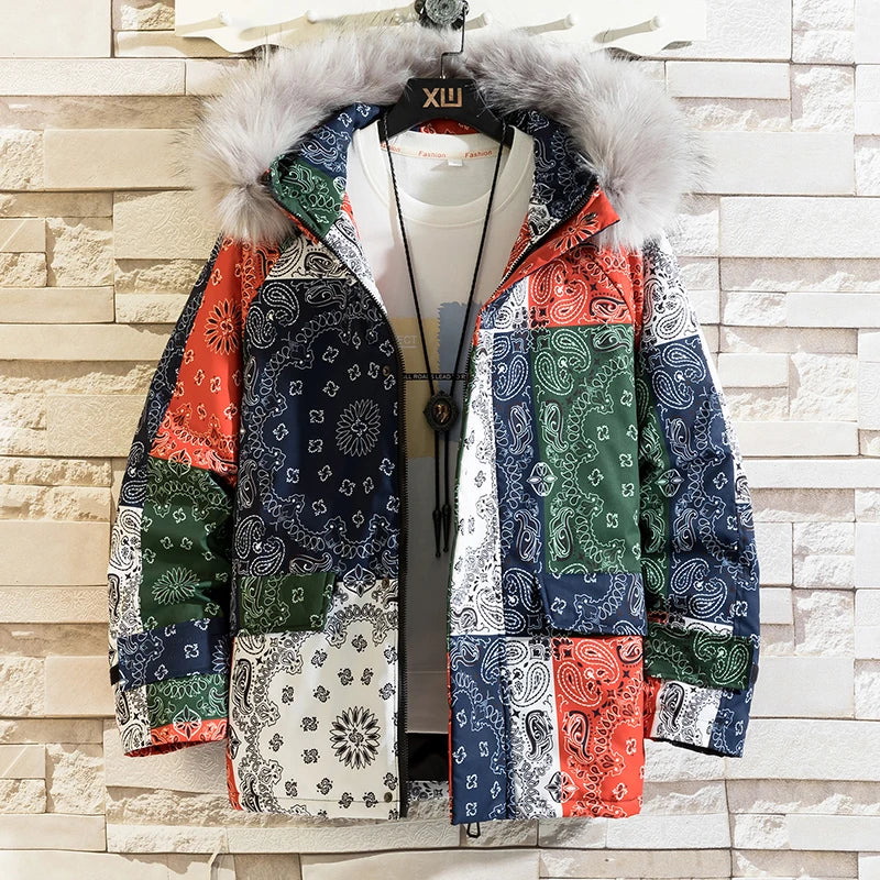 Bandana Puffer Winter Jacket