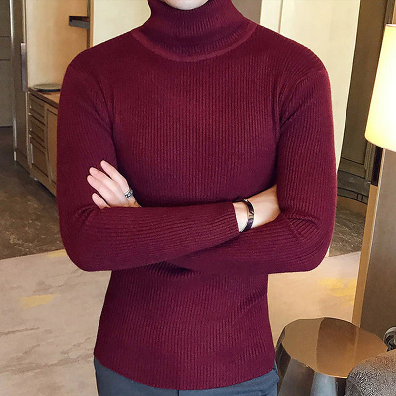 New Fashion Knitted Turtleneck Sweater 